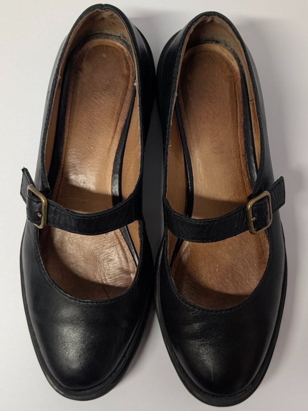 Madewell The Freya Platform Lugsole Mary Jane in True Black - Picture 3 of 16